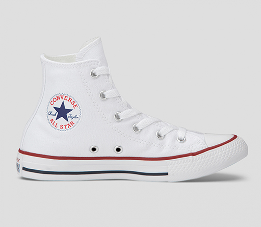 Chuck Taylor All Star Junior High Top White – Shoe Central