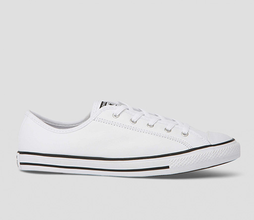 Womens Converse Chuck Taylor All Star Dainty Leather Low Top – Shoe Central